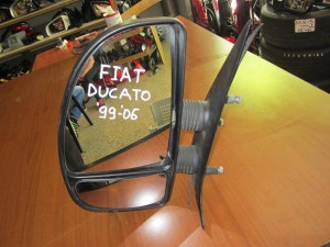 Fiat ducato-Citroen jumper-Peugeot boxer 1999-2006 απλός καθρέπτης αριστερός άβαφος (διπλό τζάμι)
