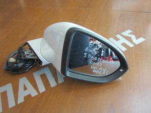 VW Golf Sportsvan 2014-2017 δεξιός ηλεκτρικά ανακλινόμενος καθρέπτης άσπρος φως ασφαλείας